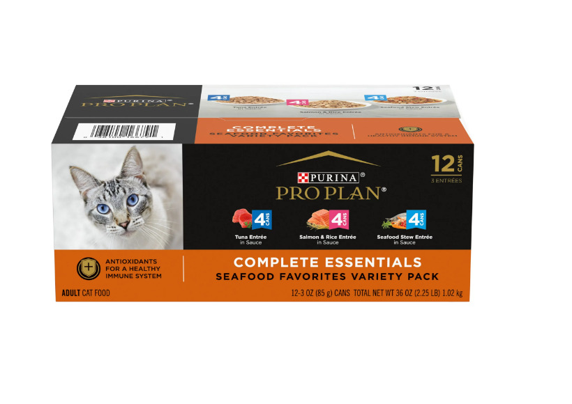 Essential Seafood Wet Cat Food Variety Pack
