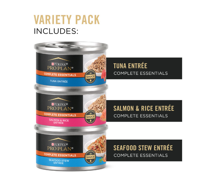 Essential Seafood Wet Cat Food Variety Pack