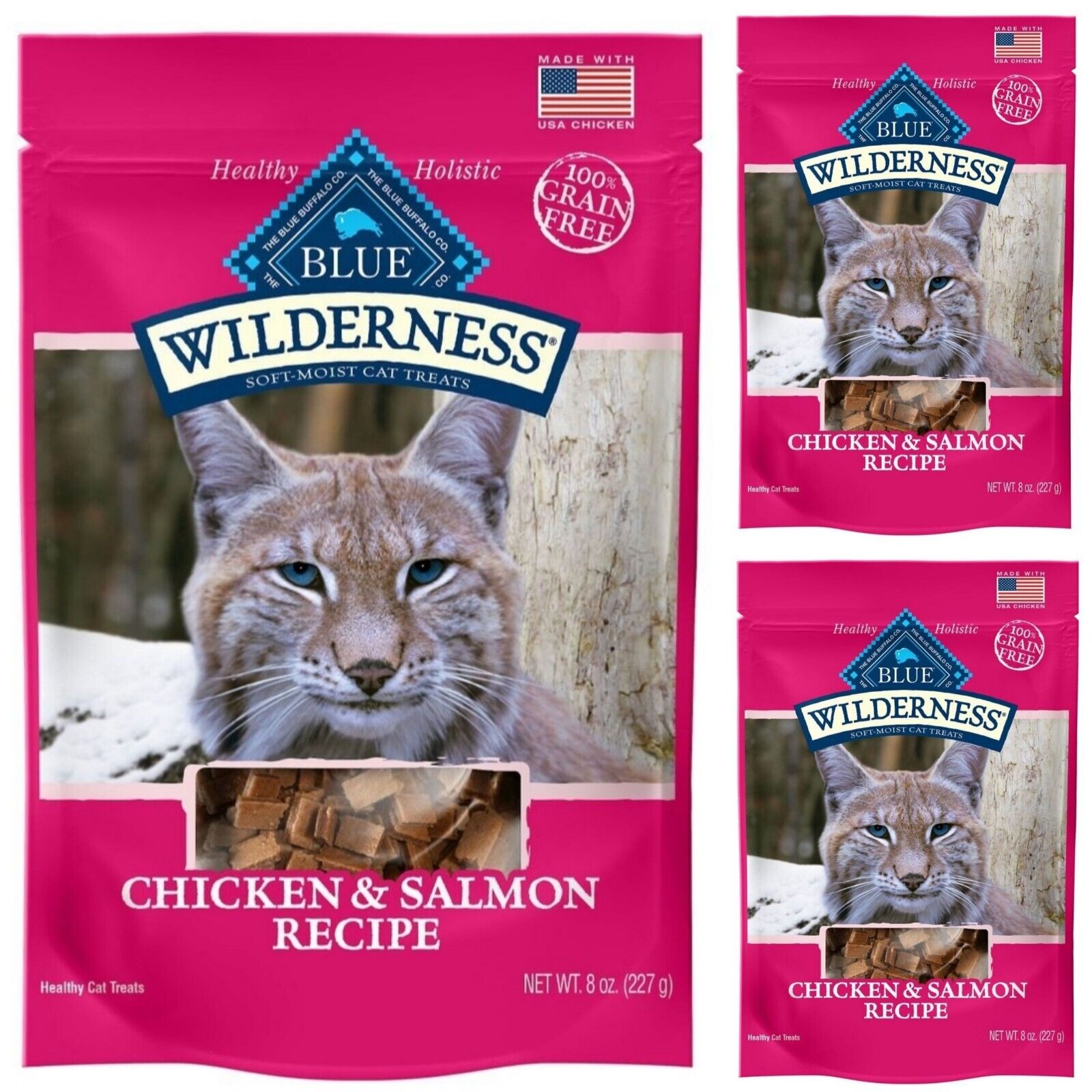 Blue Buffalo Soft Moist Cat Treats 24 oz