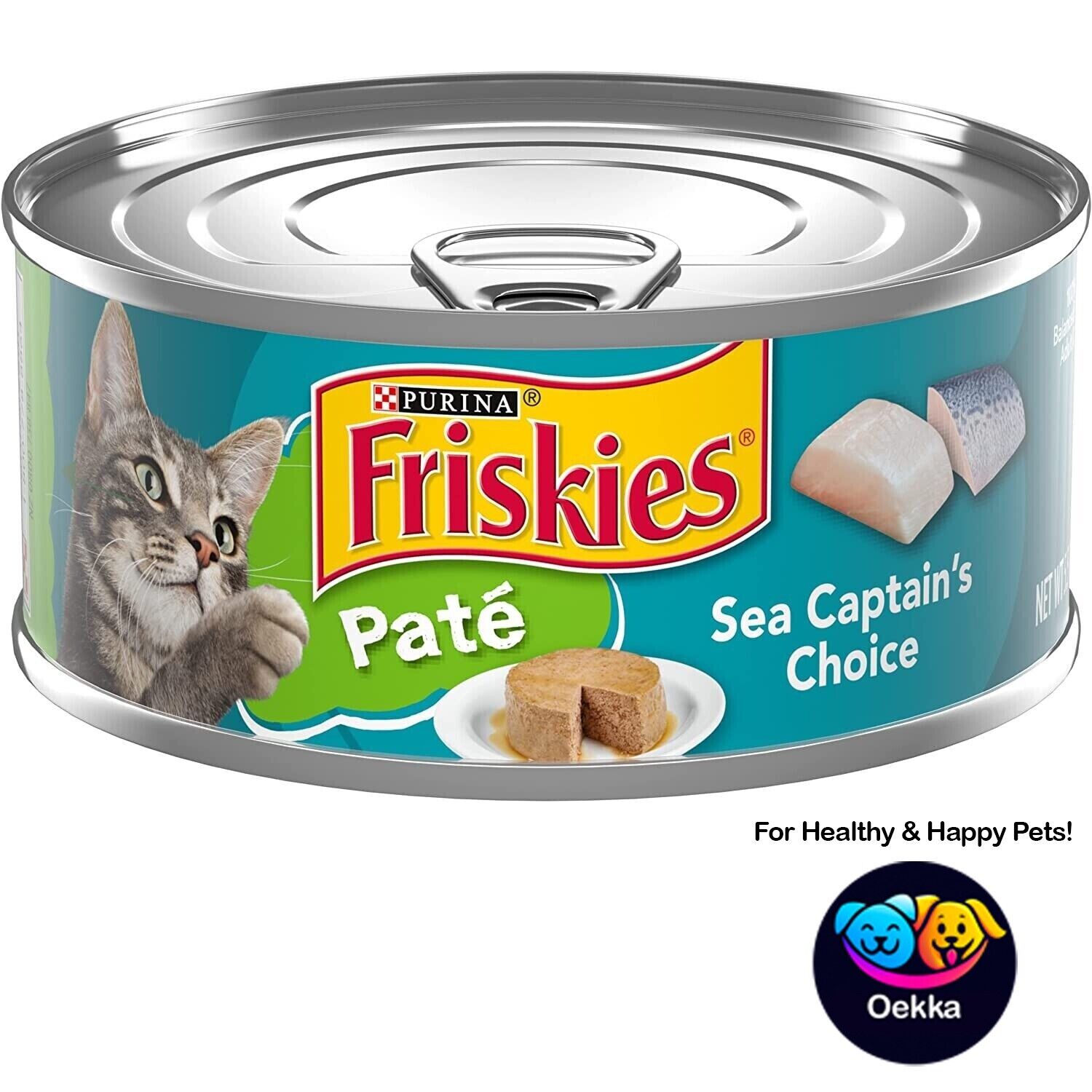 24 Sea Captain's Pate Cat Food Cans