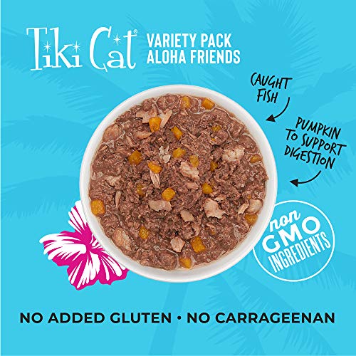 Tiki Cat Variety Pack - 4 Flavors - 12 Cans