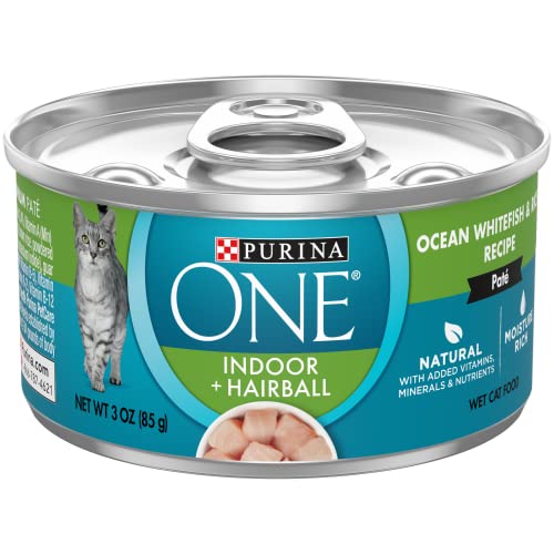 Indoor Ocean Whitefish & Rice Cat Food - 24 cans