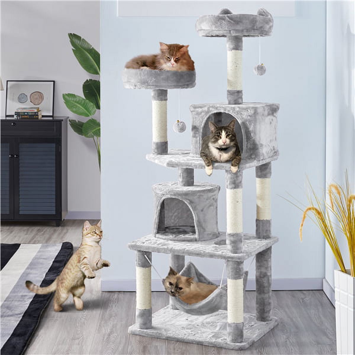 Multi-Level Cat Tree Tower with Condos