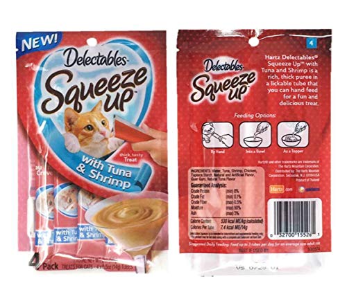 Hartz Delectables Cat Treats Trio (Tuna & Shrimp)