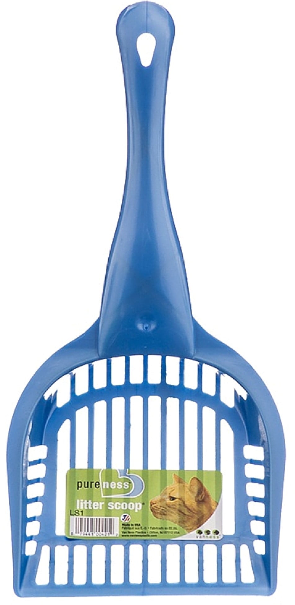 Van Ness Cat Litter Scoop, Blue, Plastic