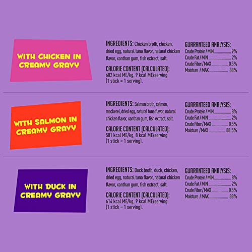 Tiki Cat Stix Wet Treats - Chicken, Salmon, Duck