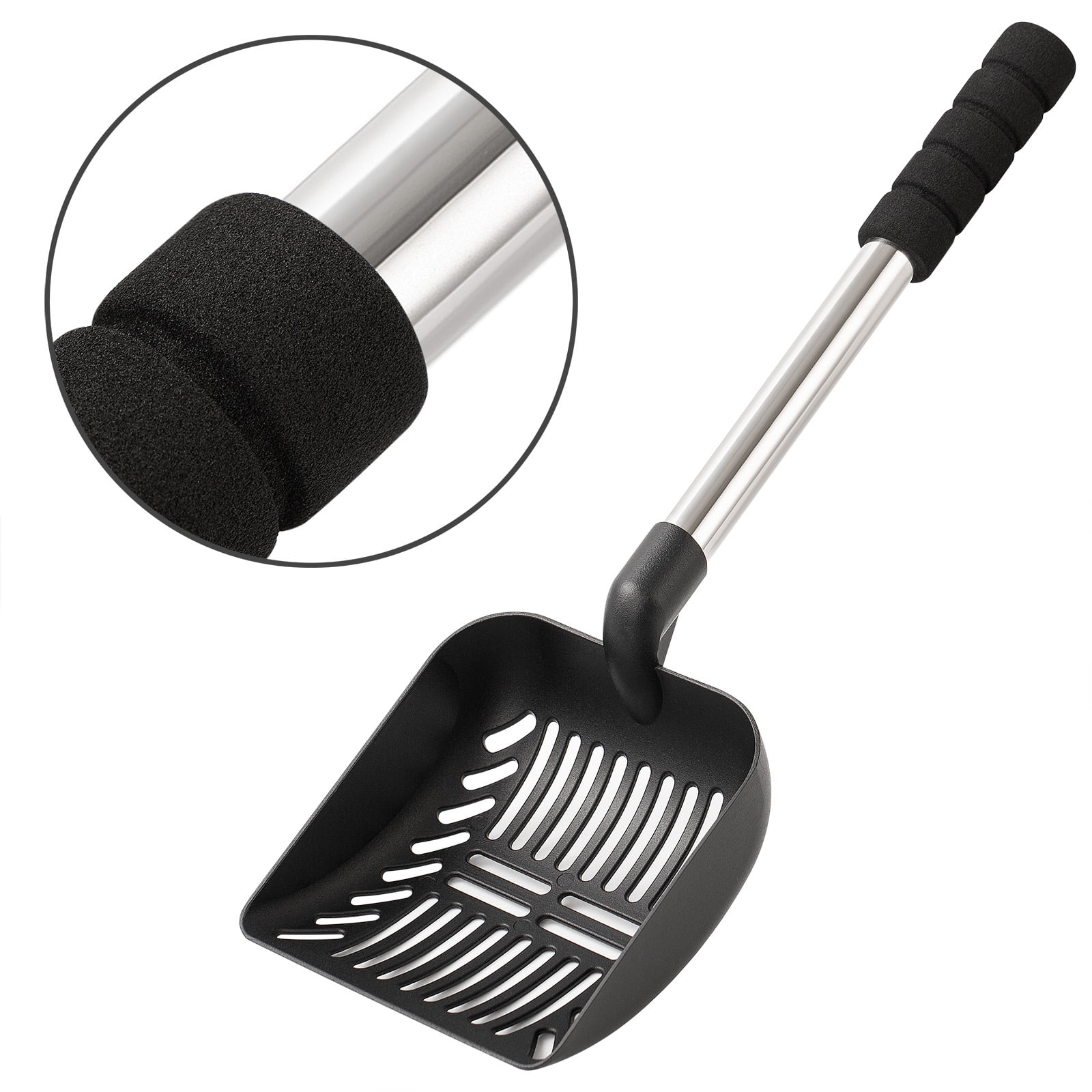 Metal Cat Litter Scooper with Long Handle