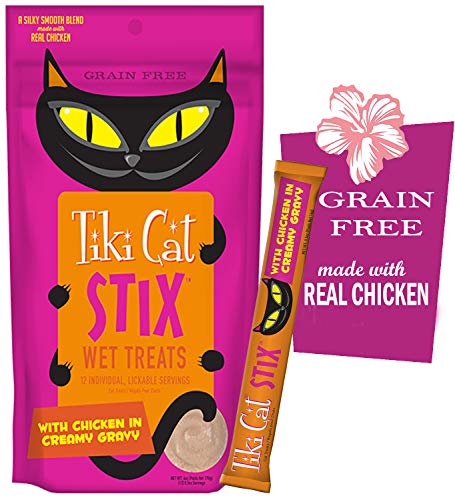 Tiki Cat Stix Wet Treats - Chicken, Salmon, Duck