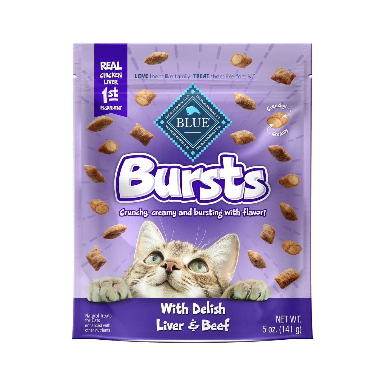 Blue Buffalo Cat Treats, Chicken & Beef, 5 oz