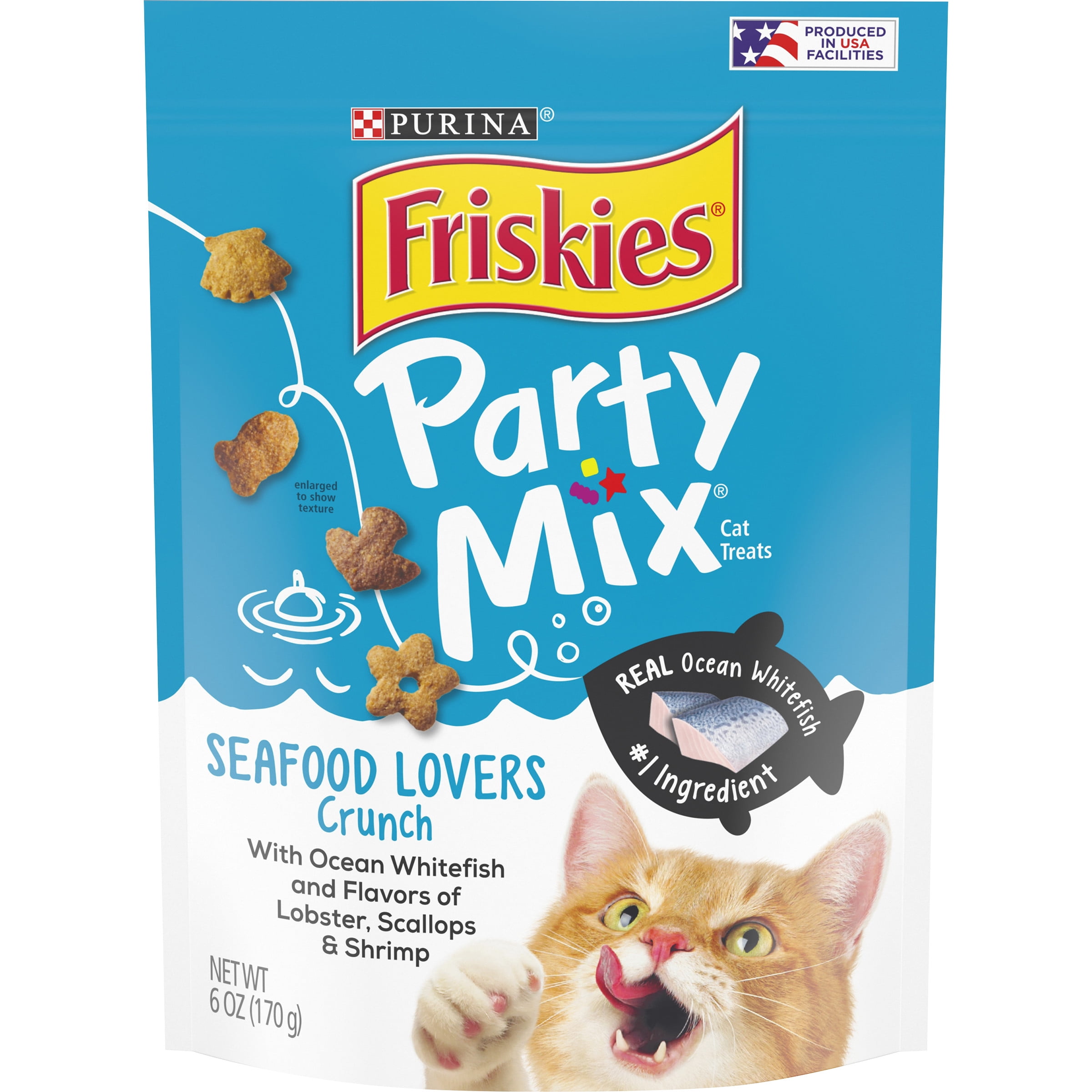 Friskies Cat Treats - Lobster, Scallops, Shrimp Flavor