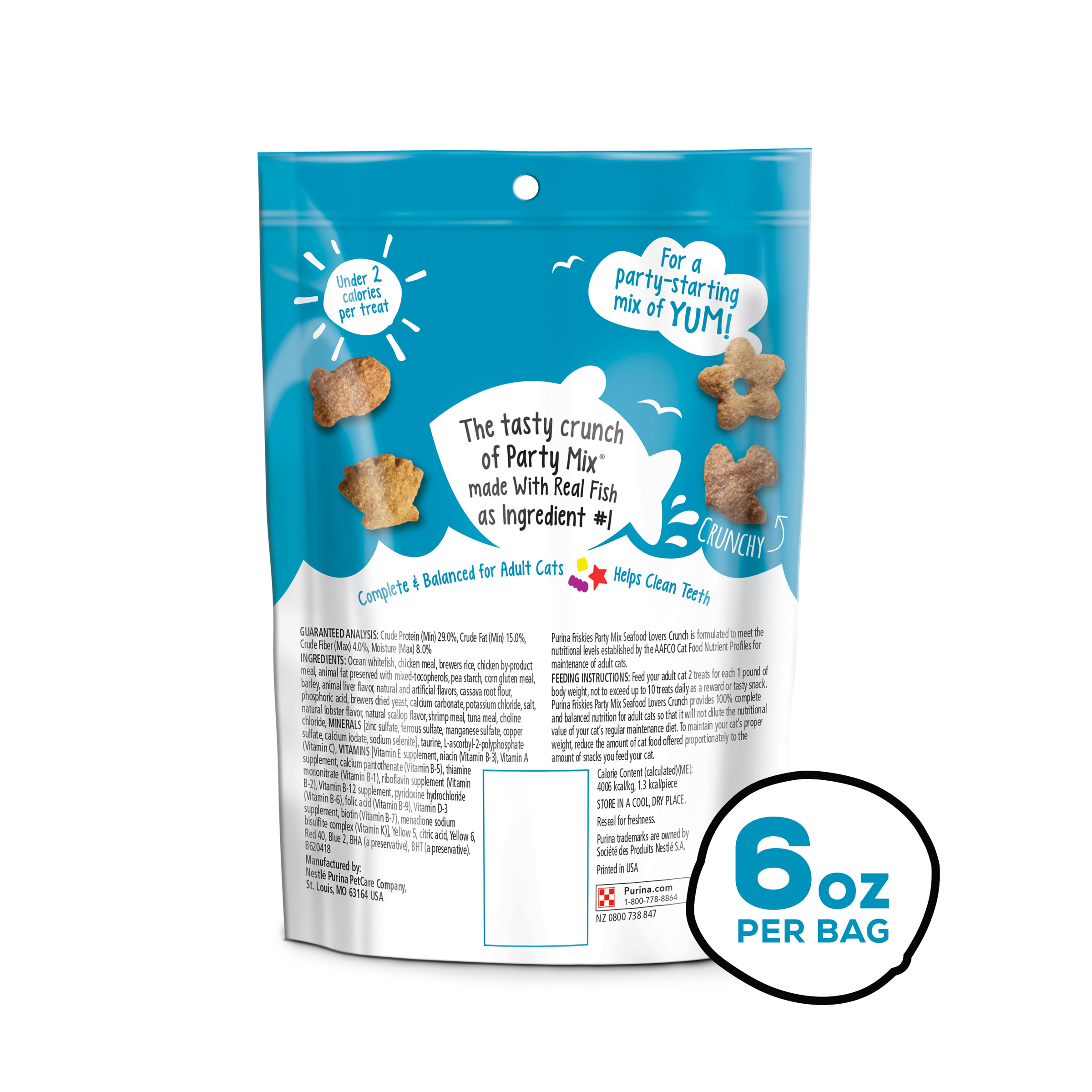 Friskies Cat Treats - Lobster, Scallops, Shrimp Flavor