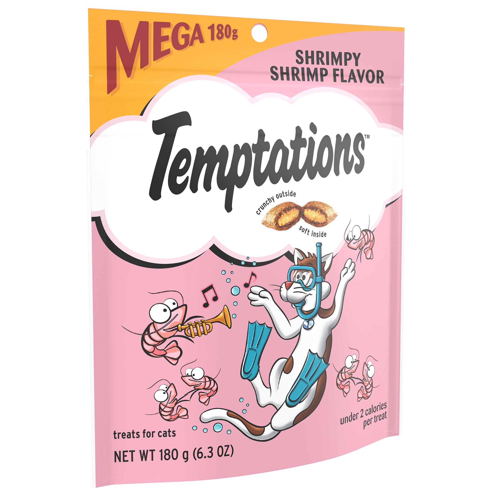 Shrimpy Shrimp Cat Treats, 6.3 oz Pouch