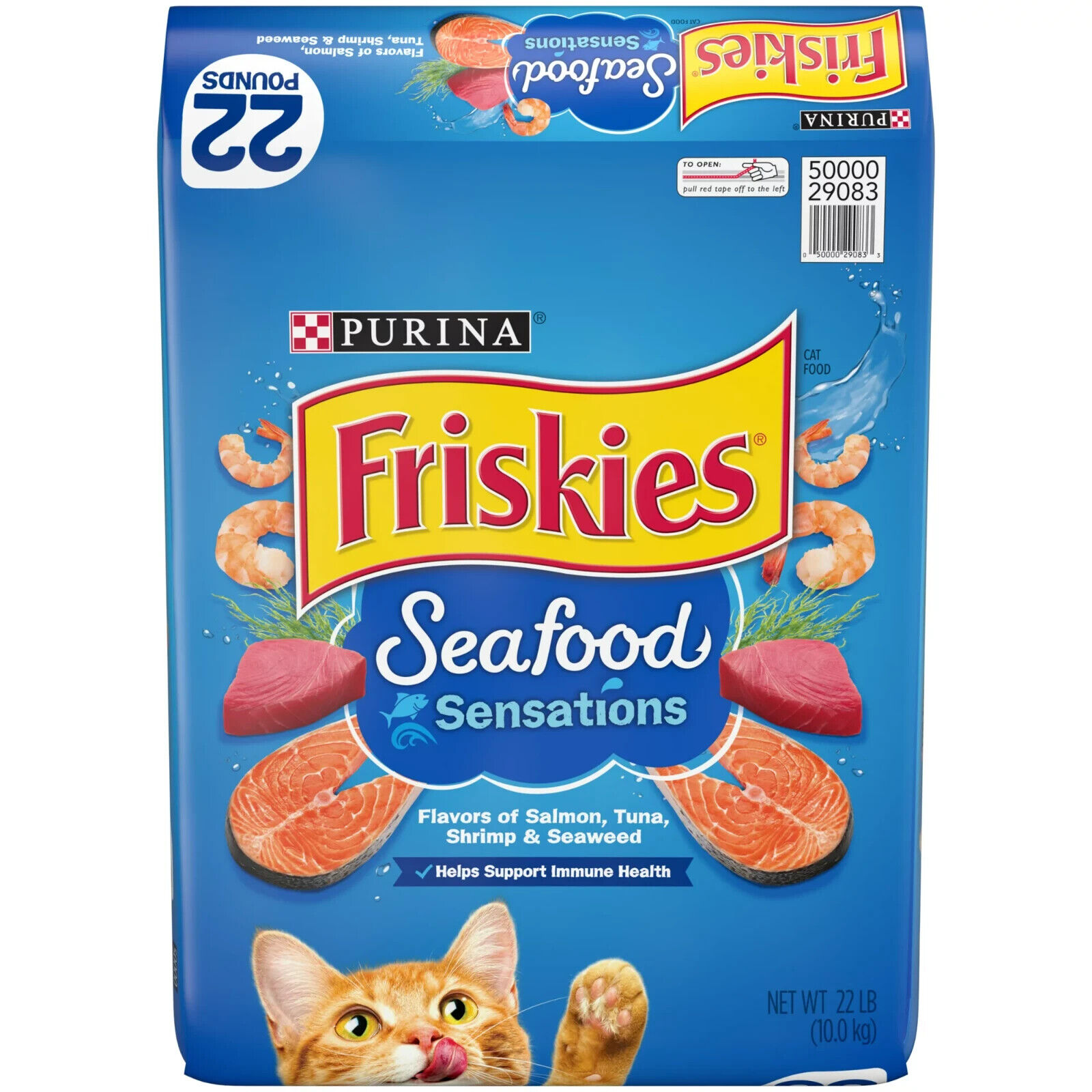 Friskies Seafood Sensations Dry Cat Food (22 lb)