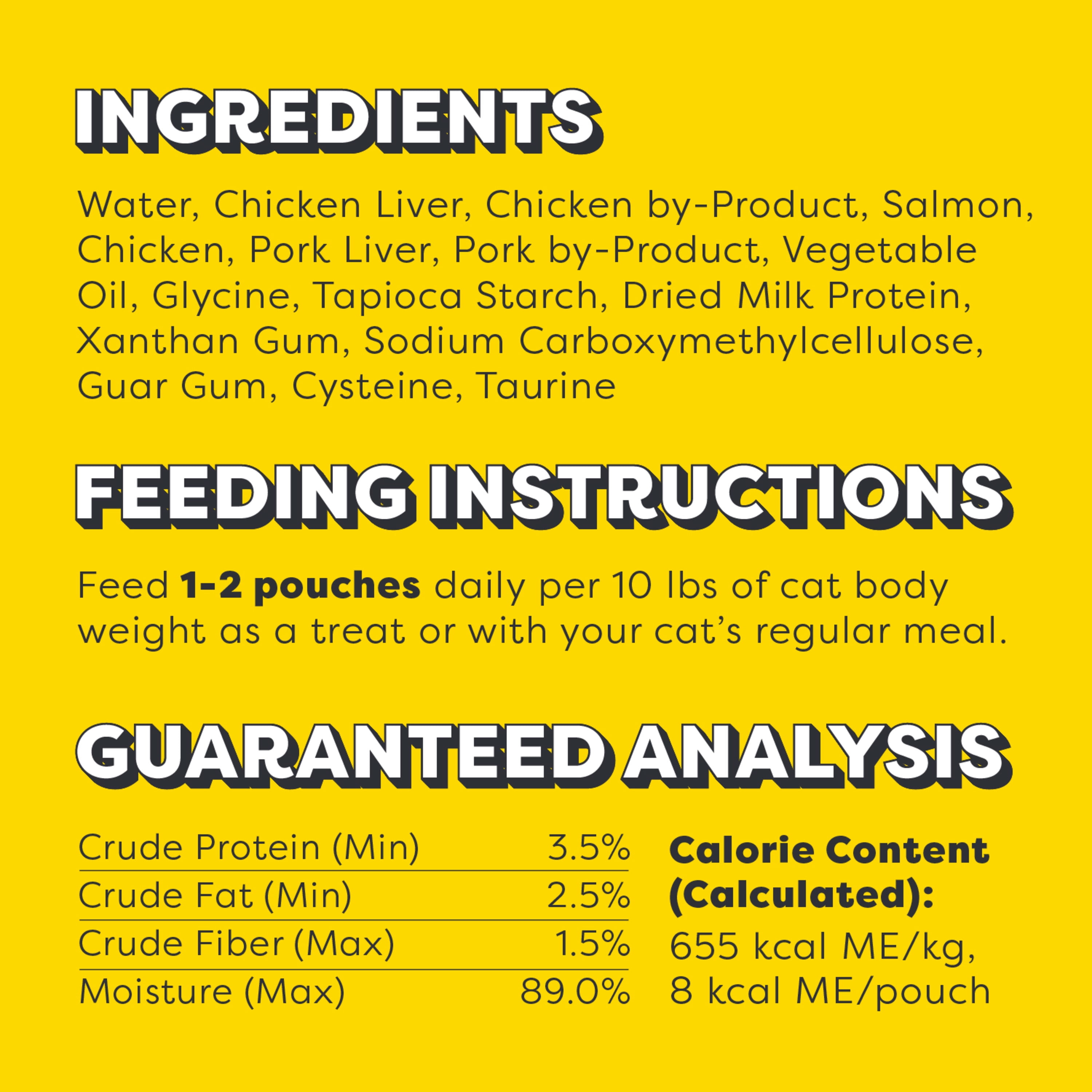 Salmon Flavored Cat Treat Topper (4-Pack)