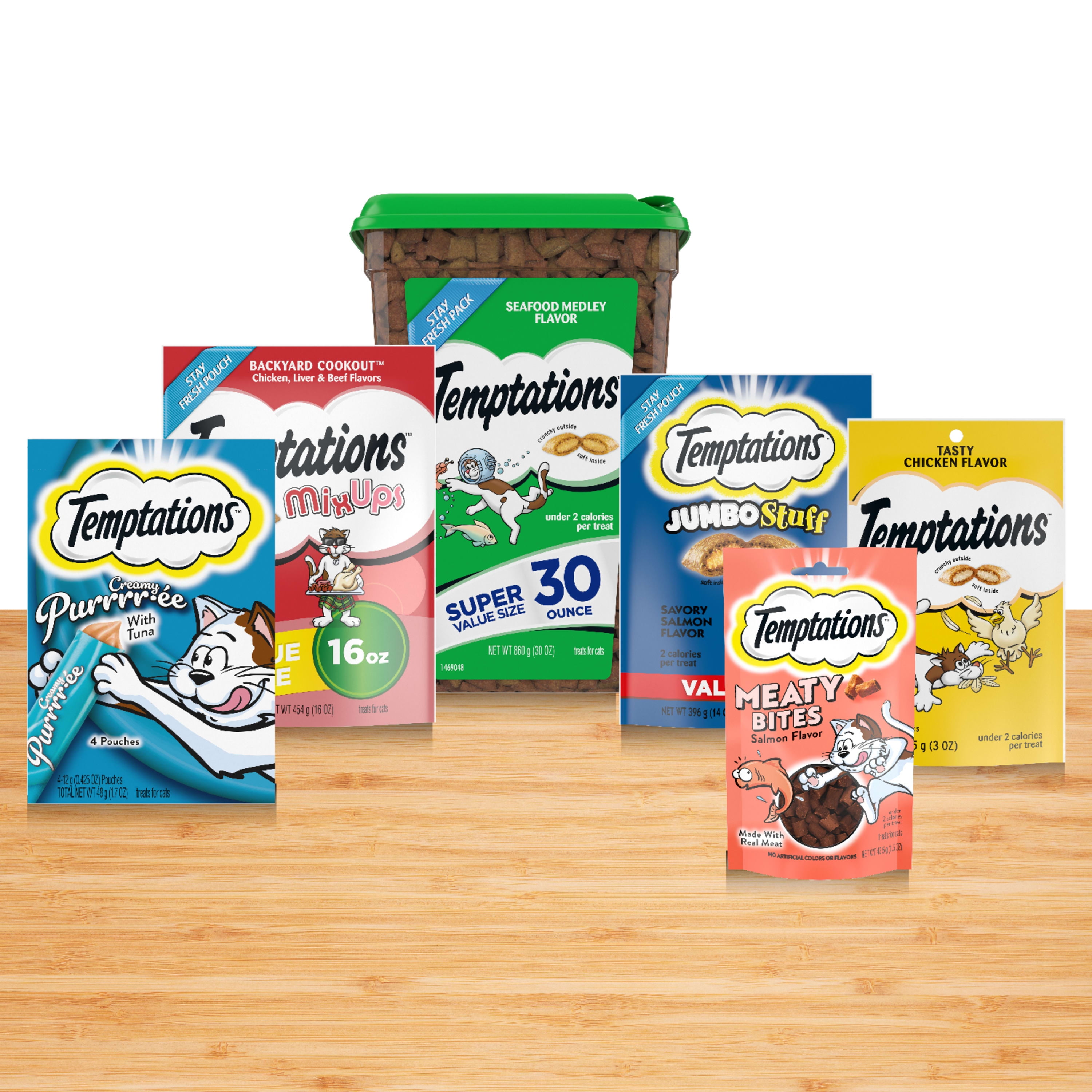 Salmon Flavored Cat Treat Topper (4-Pack)