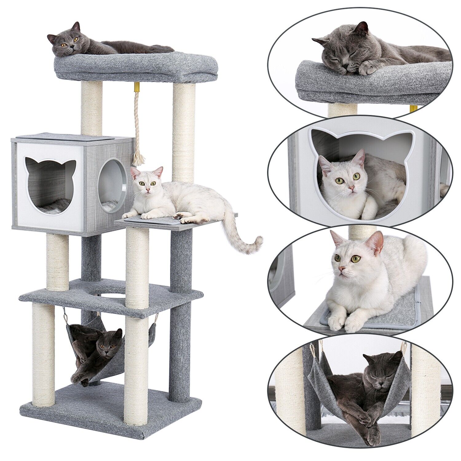 69" Cat Tree Condo Furniture for Kittens