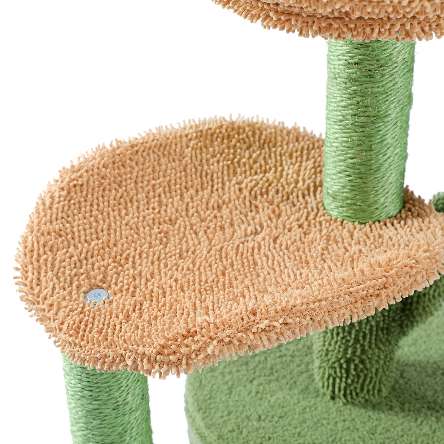 Cactus Cat Tower with Scratching Post Beds