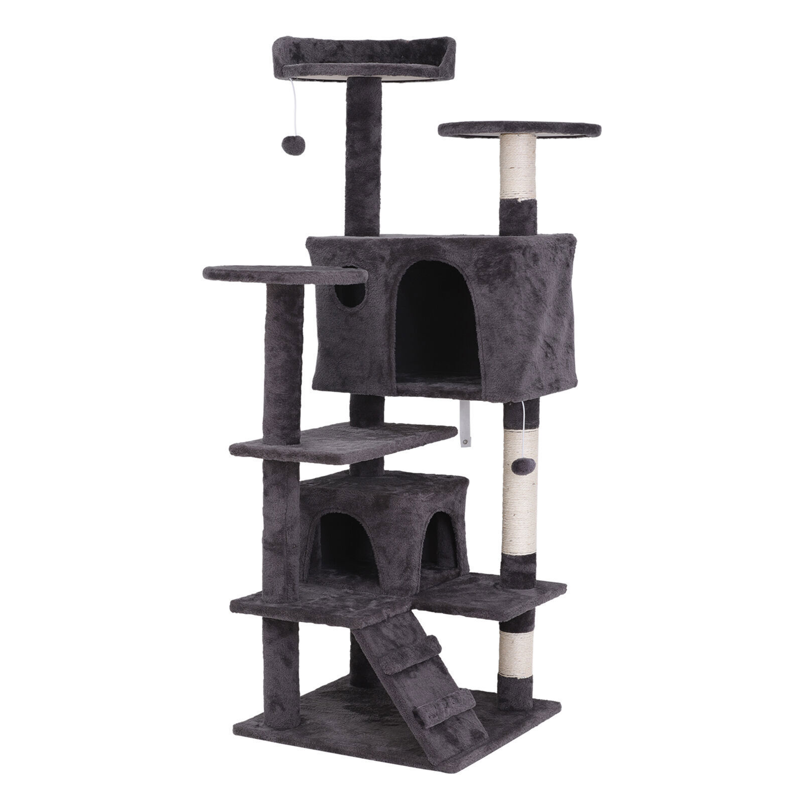 55" Safe Cat Tree Tower Condo