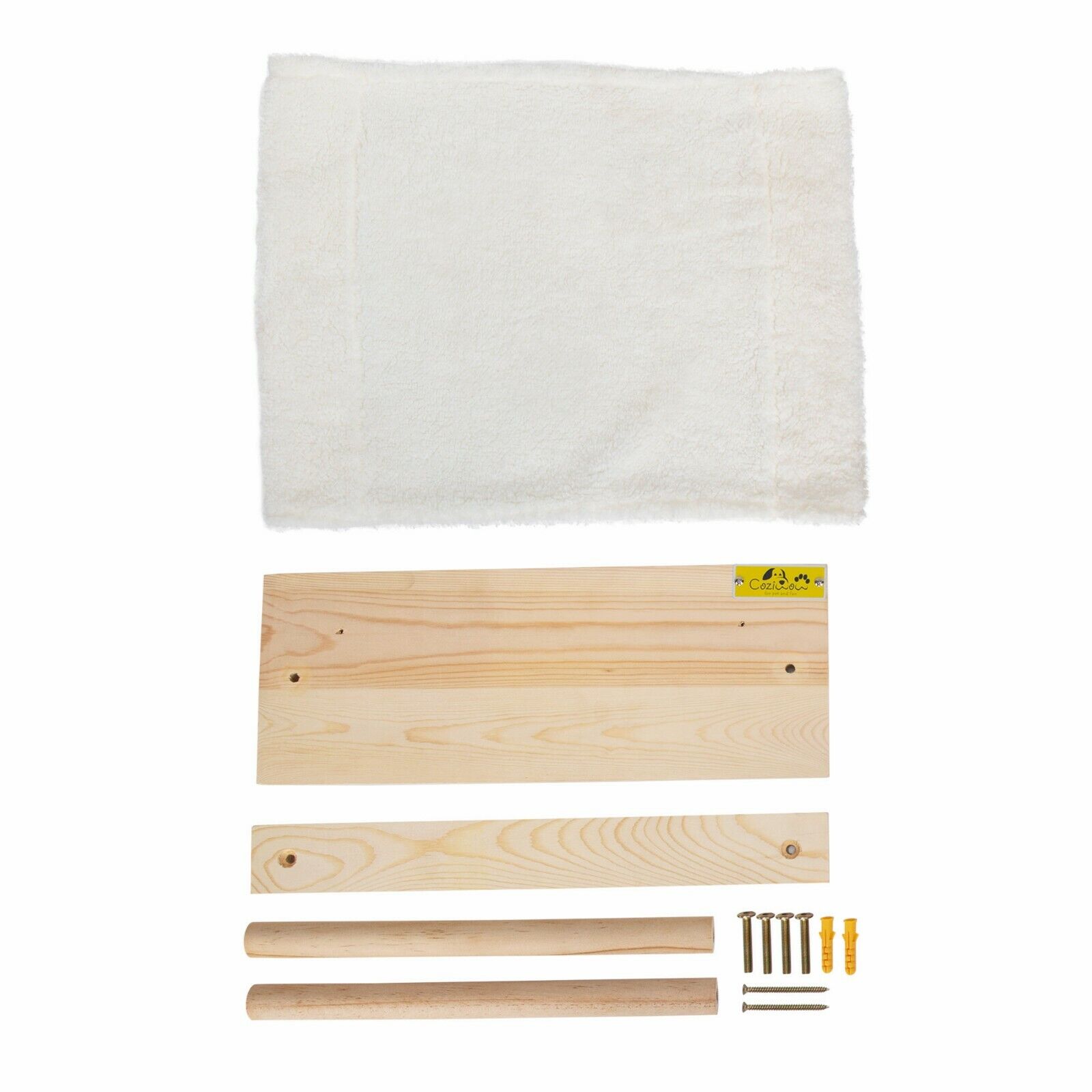 Wall-Mounted Cat Window Hammock for Sleep