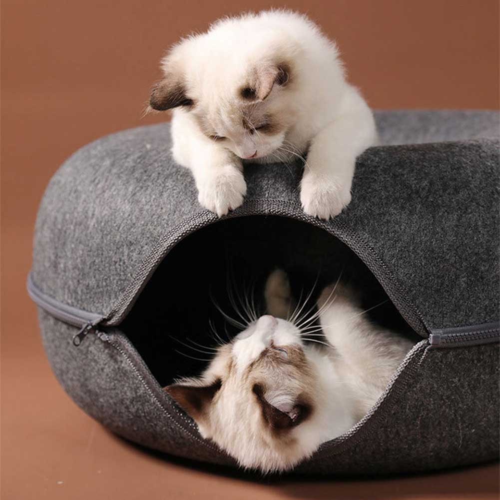 Cat Donut Tunnel Bed