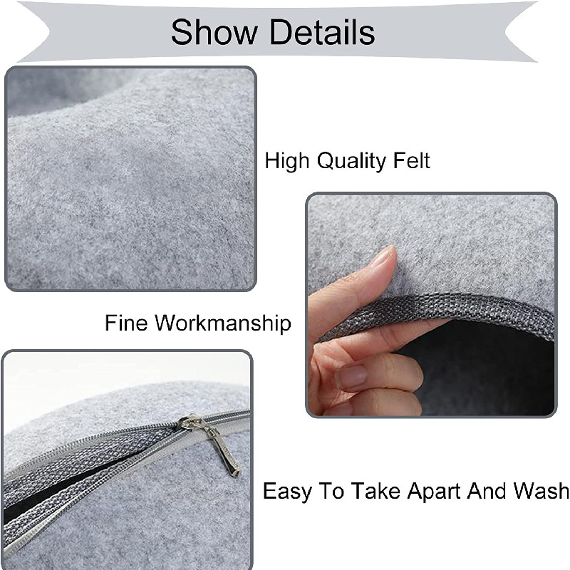 Cozy Donut Cat Tunnel Bed Toy House