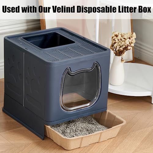 Foldable Covered Cat Litter Box