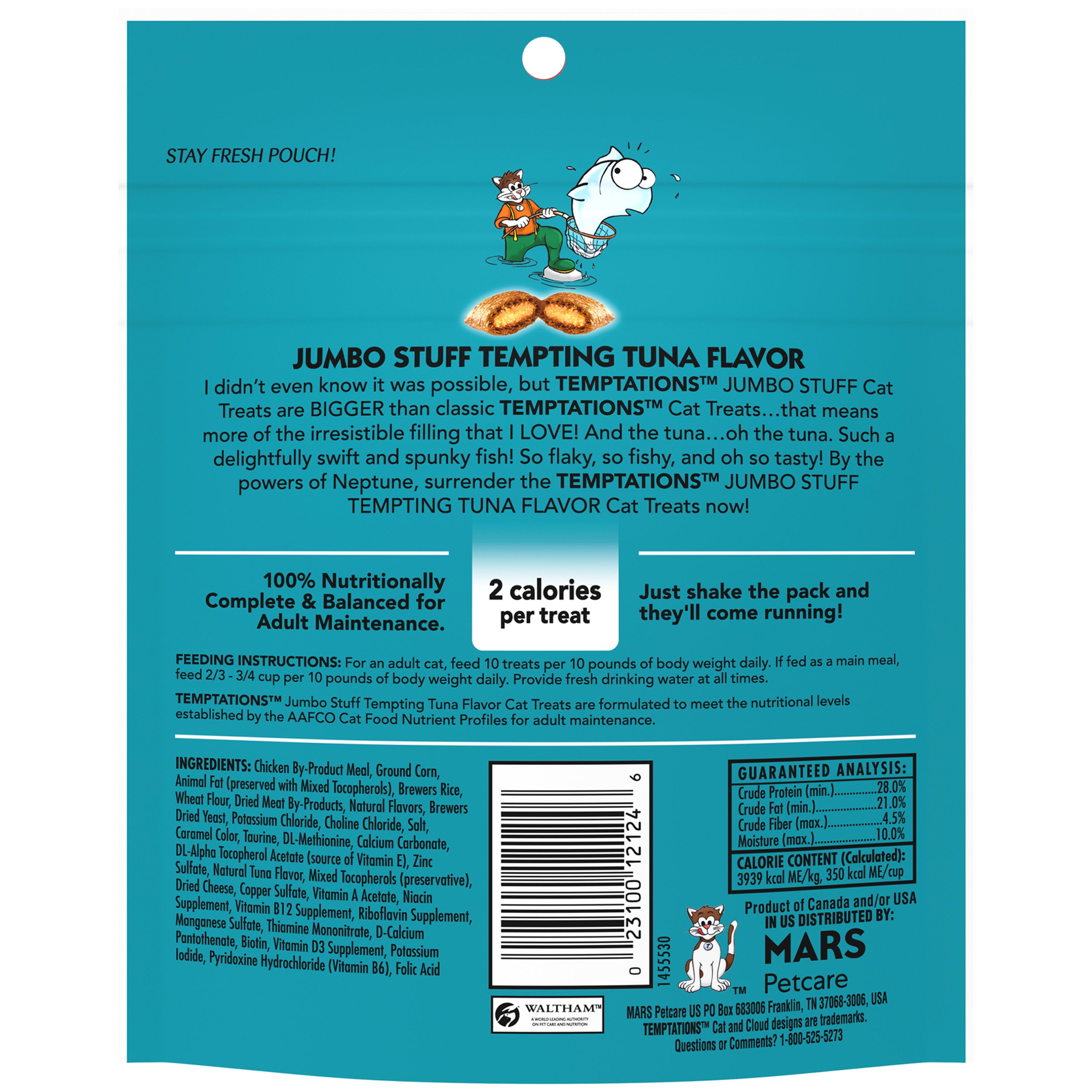 Tempting Tuna Cat Treats in Jumbo Pouch