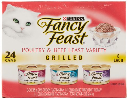 Fancy Feast Cat Food Variety Pack - 24 Cans