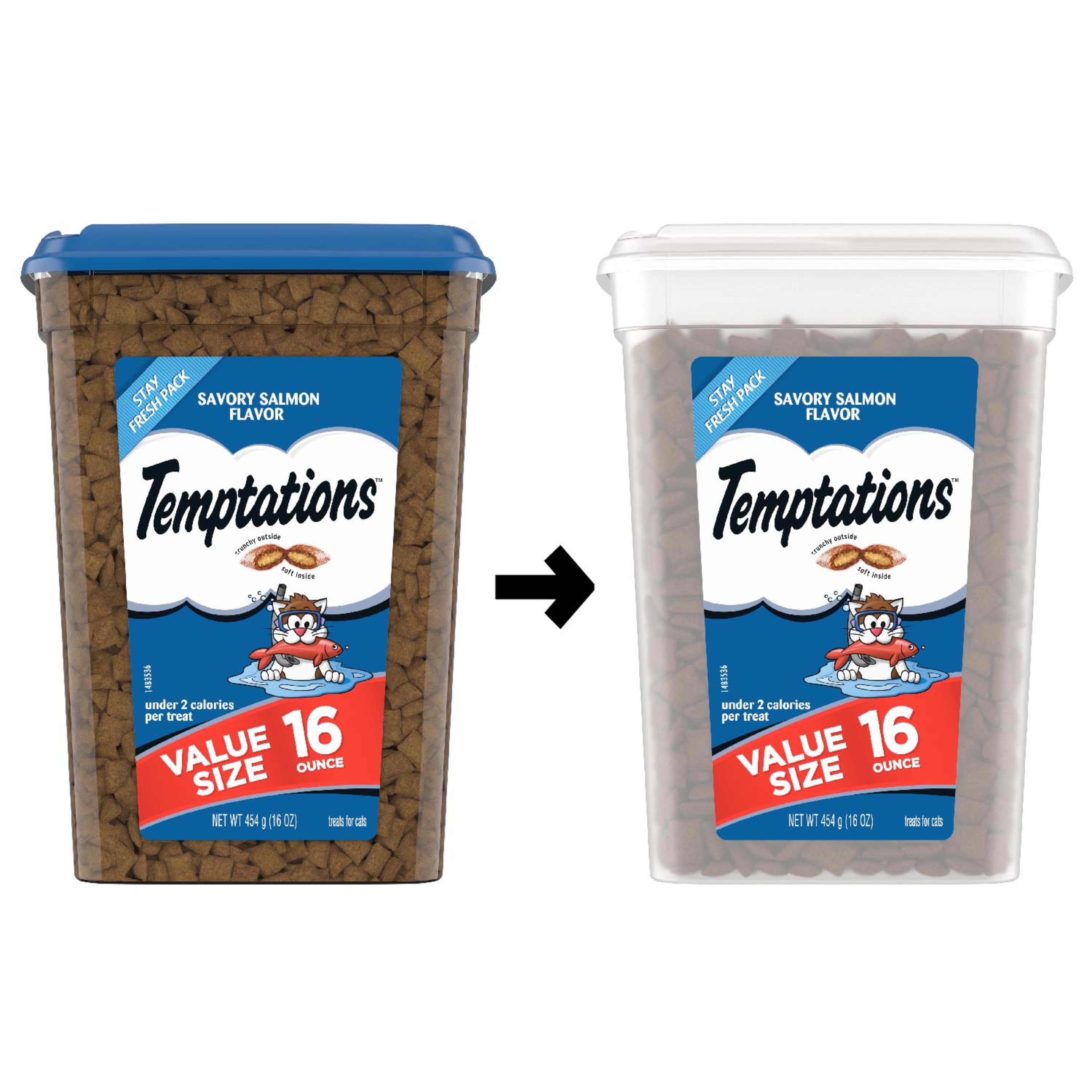 Salmon-flavored Cat Treats, 16 oz. Tub