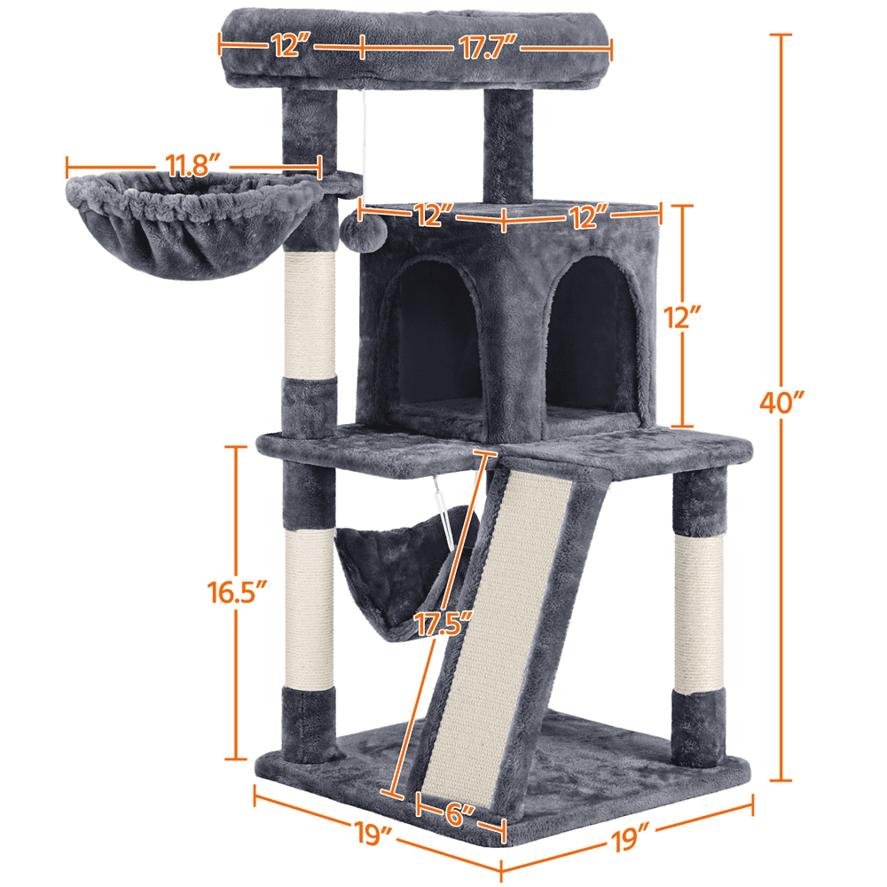 Medium Cat Tree with Condo and Perch