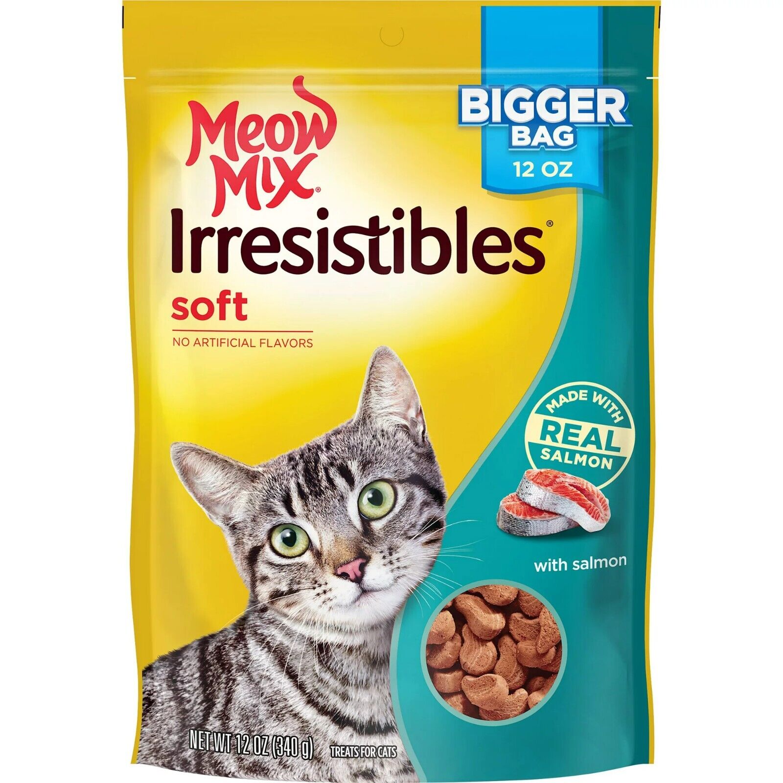 Meow Mix Salmon Soft Cat Treats, 12oz