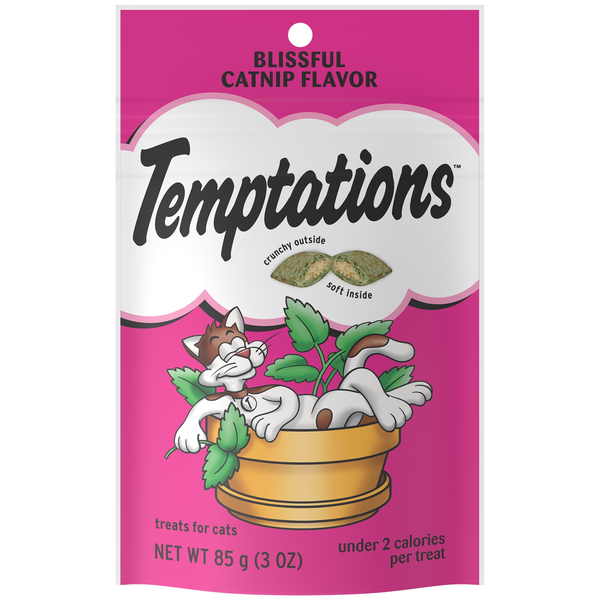 Blissful Catnip TEMPTATIONS Cat Treats, 3 oz
