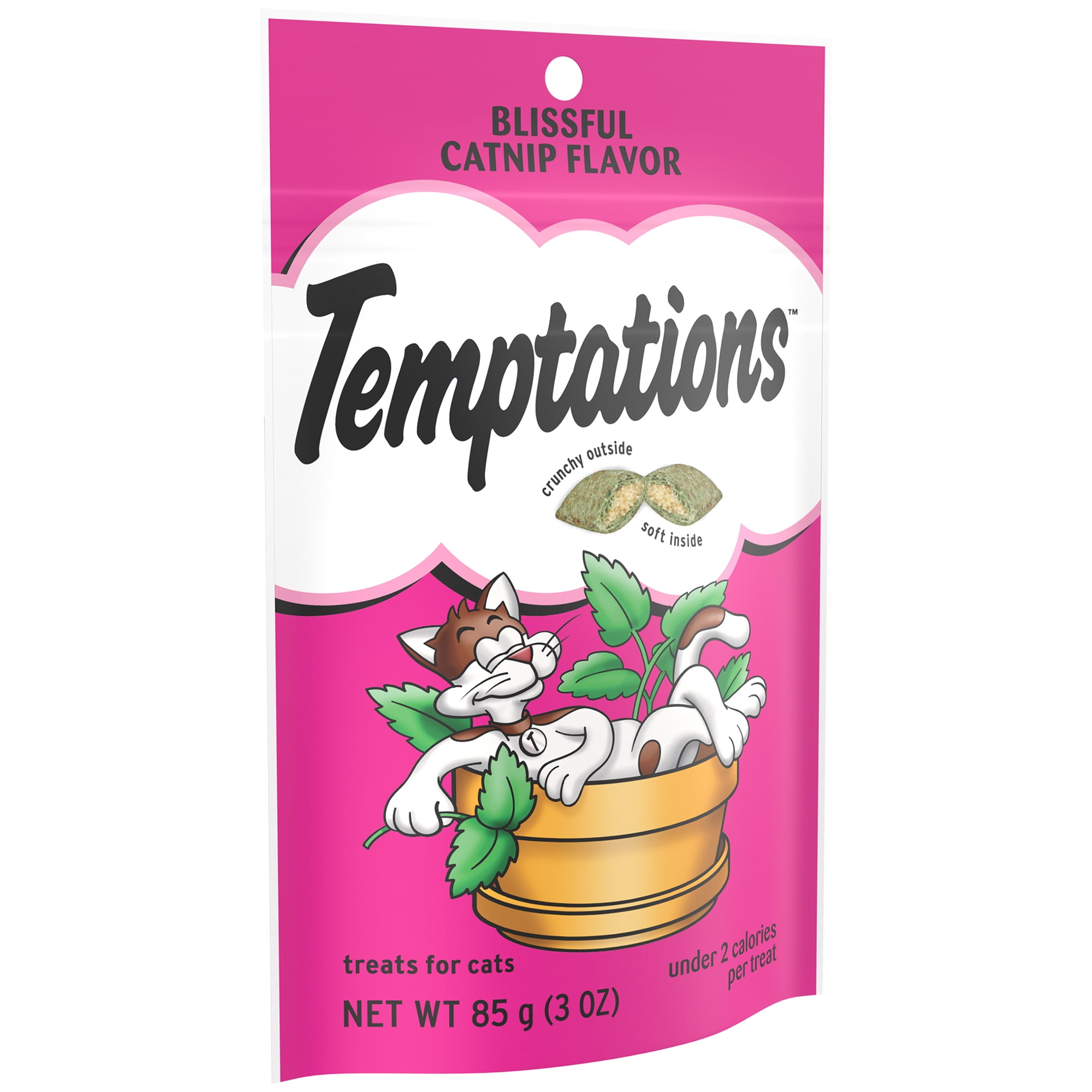 Blissful Catnip TEMPTATIONS Cat Treats, 3 oz