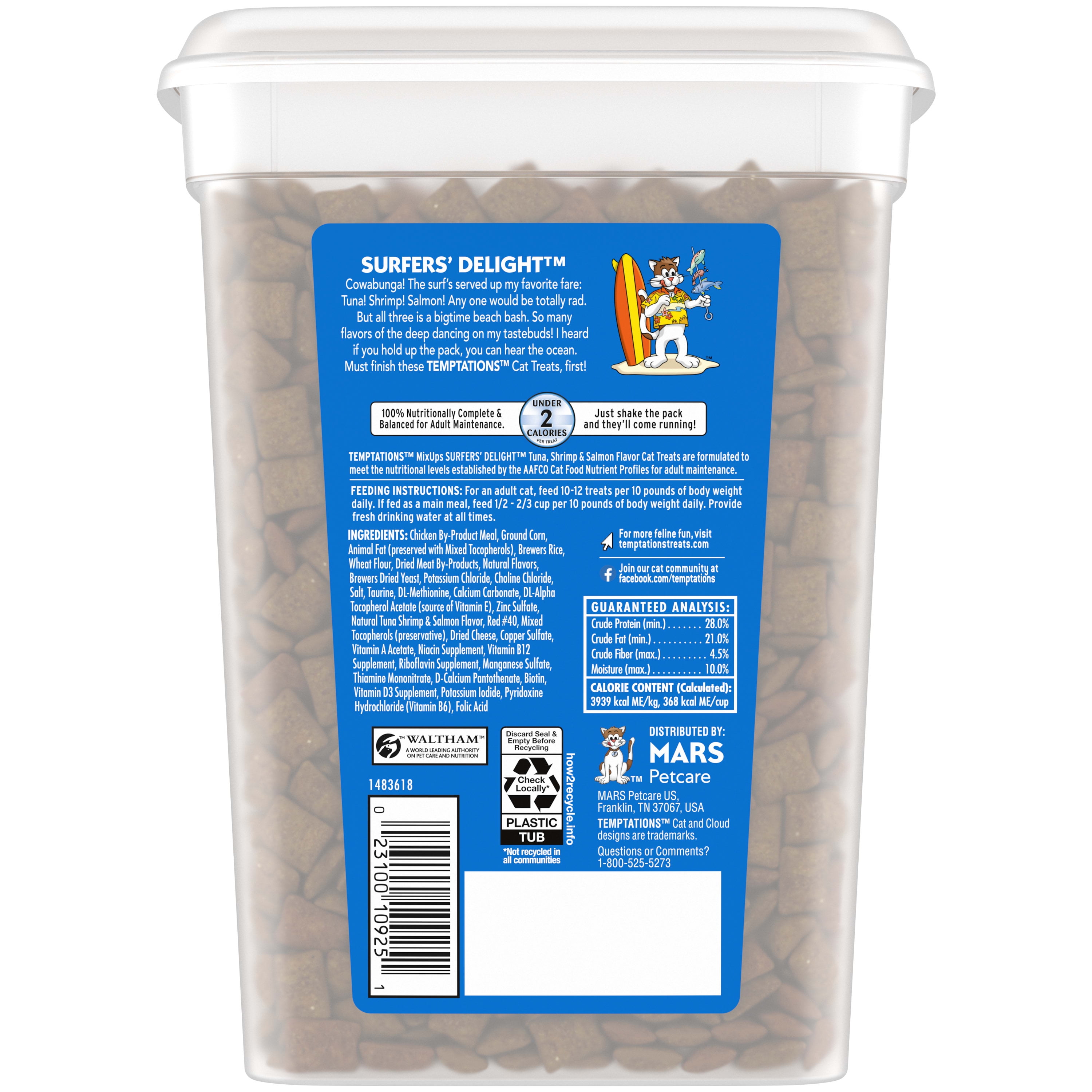 Surfers' Delight Cat Treats, 16 oz