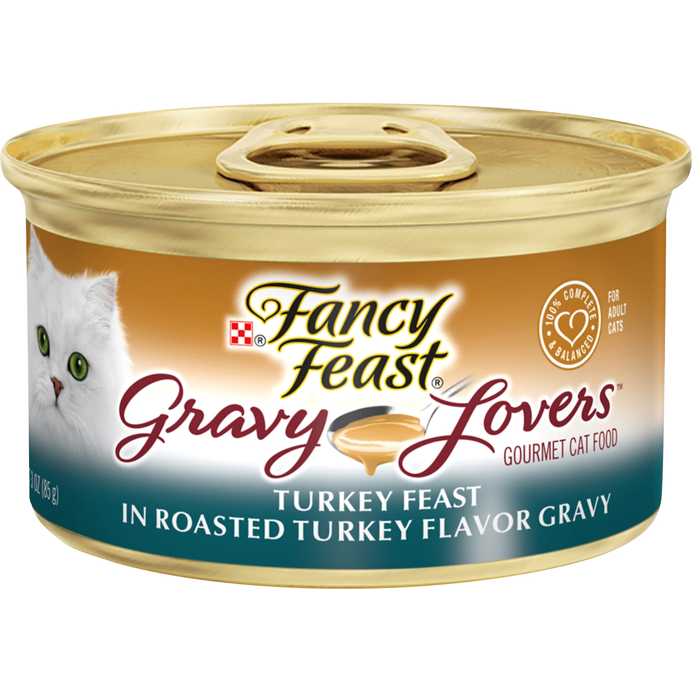 Turkey Gravy Wet Cat Food - 3oz Can