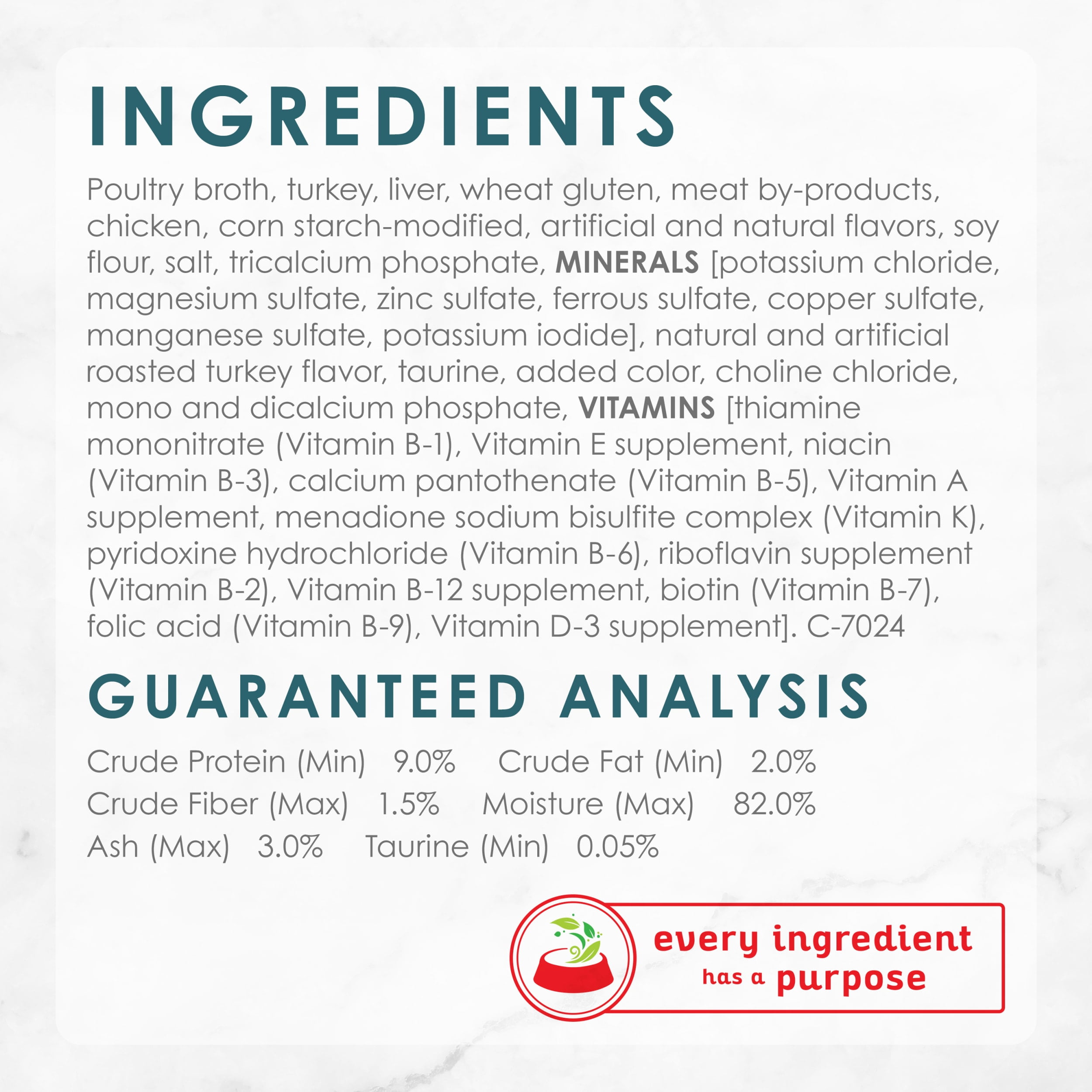 Turkey Gravy Wet Cat Food - 3oz Can