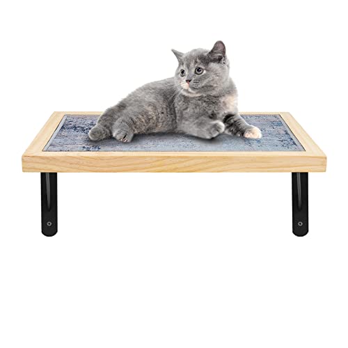 Wooden Cat Wall Furniture for Climbing & Lounging
