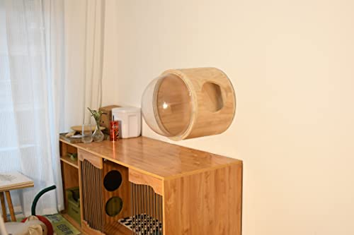 Round Capsule Cat Bed Shelf Tower