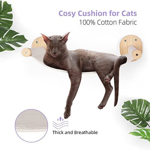 Cat climbing shelf with bed and stairs