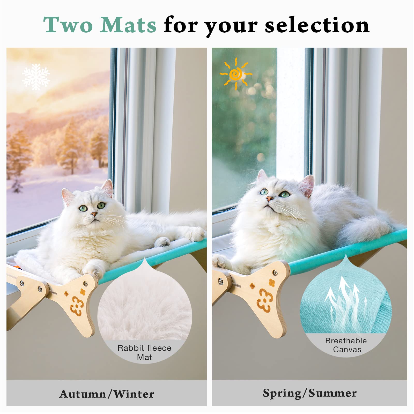 Adjustable Cat Window Perch and Hammock