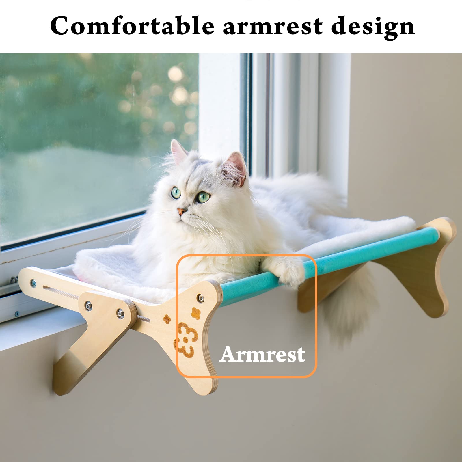 Adjustable Cat Window Perch and Hammock