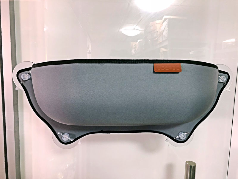 Window-mounted Cat Hammock Bed - Grey