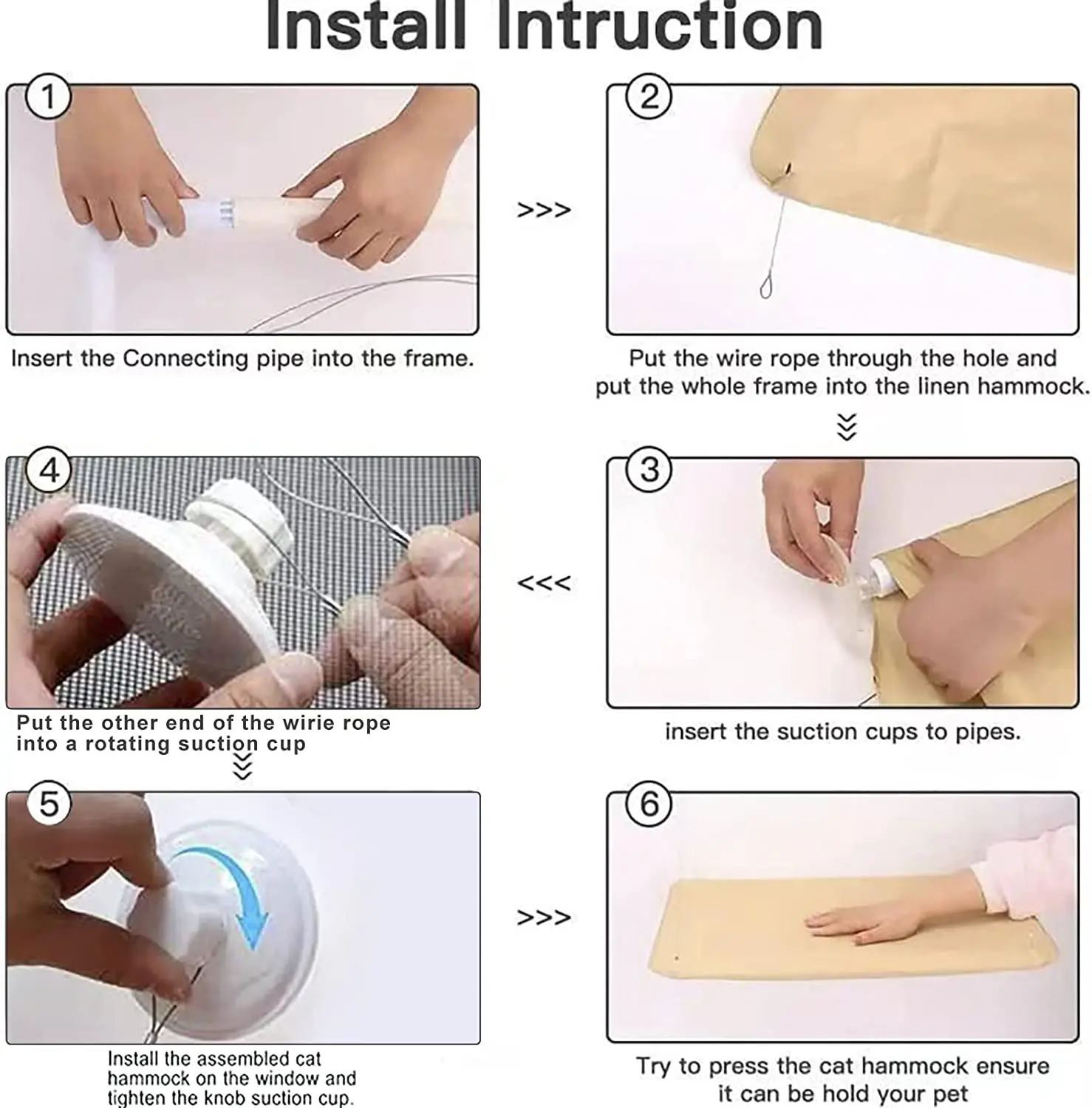 Large Cat Window Hammock Perch