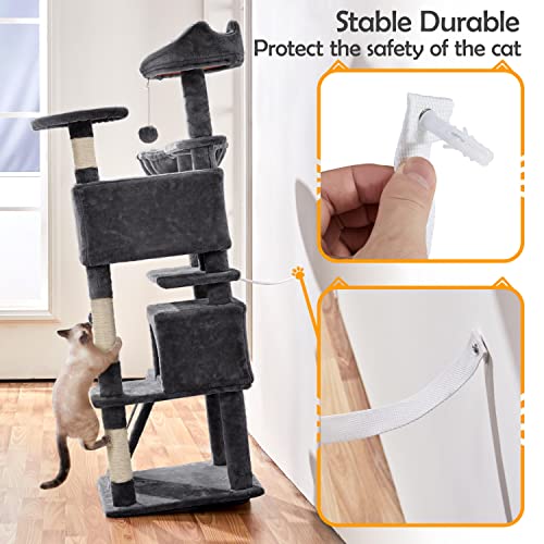 Multi-Level Cat Tree Condo with Scratching Posts