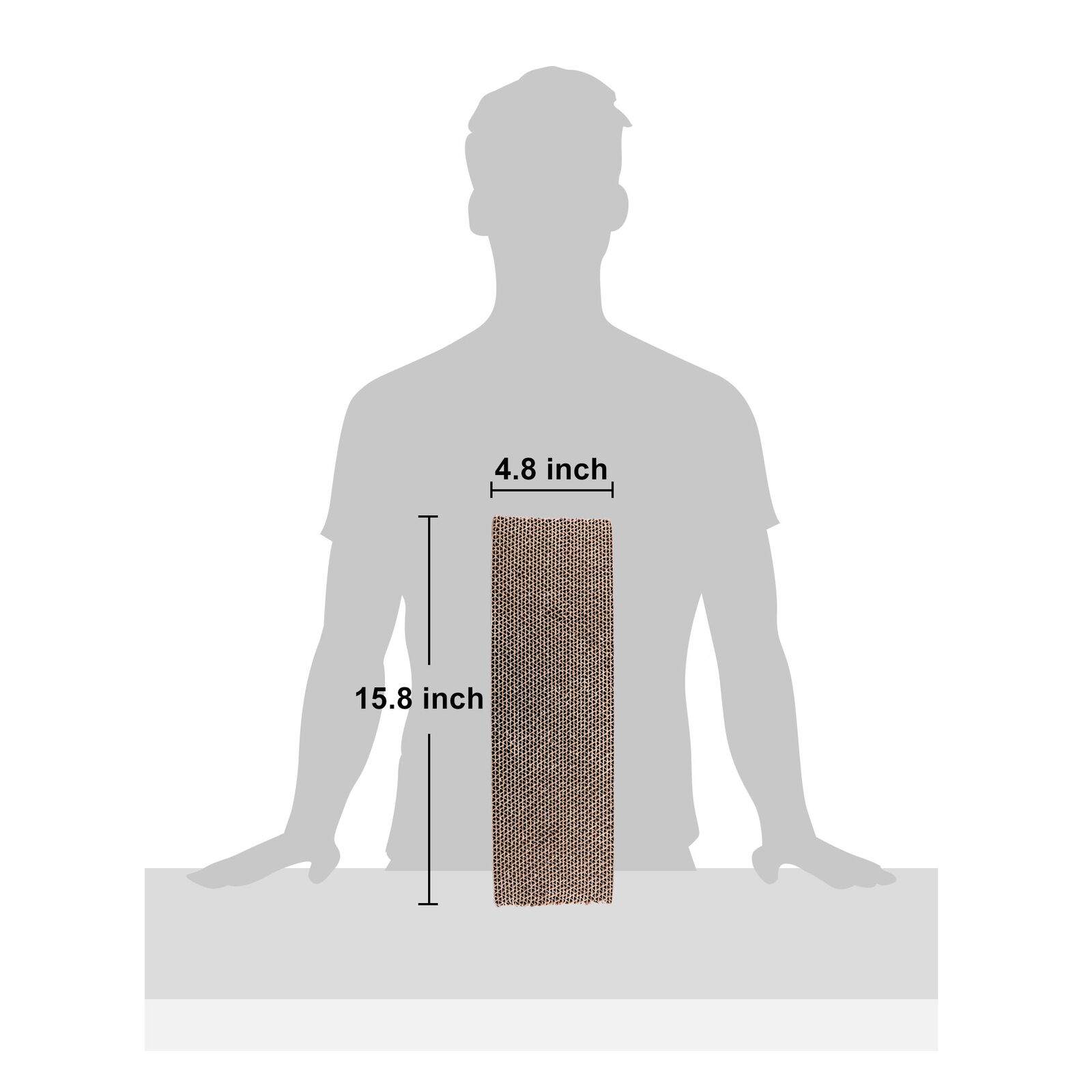 Double Catnip Scratching Pad and Lounge