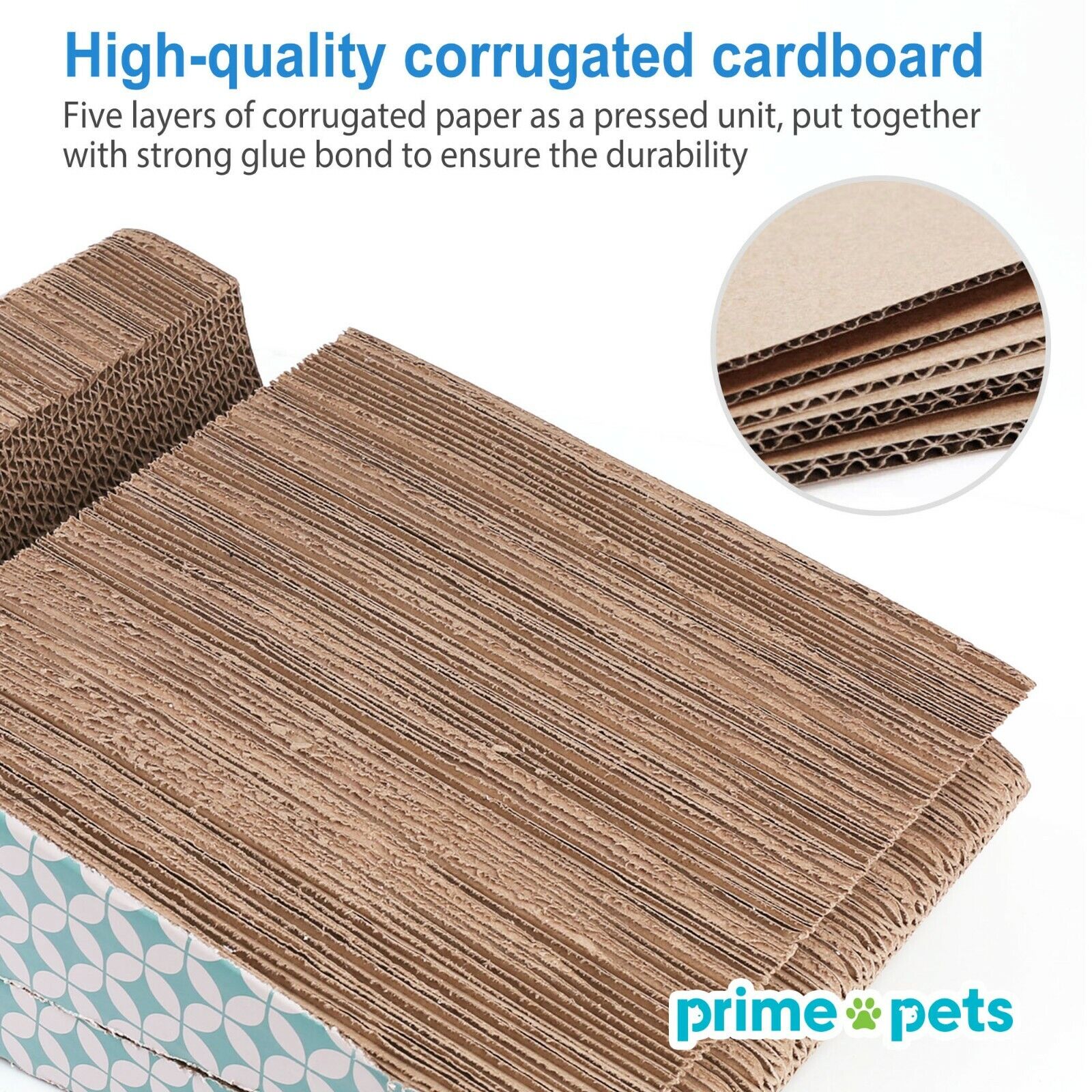 Cat Scratcher Lounger with Catnip