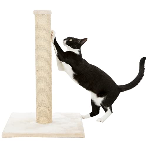 TRIXIE Sisal Scratching Post, 24.5" Tall, Beige