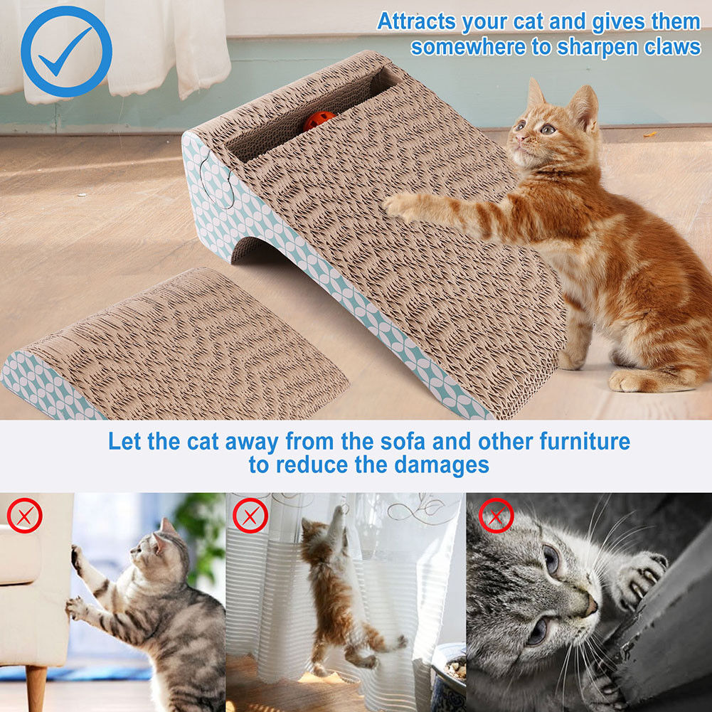 Cat Scratcher Lounger with Catnip