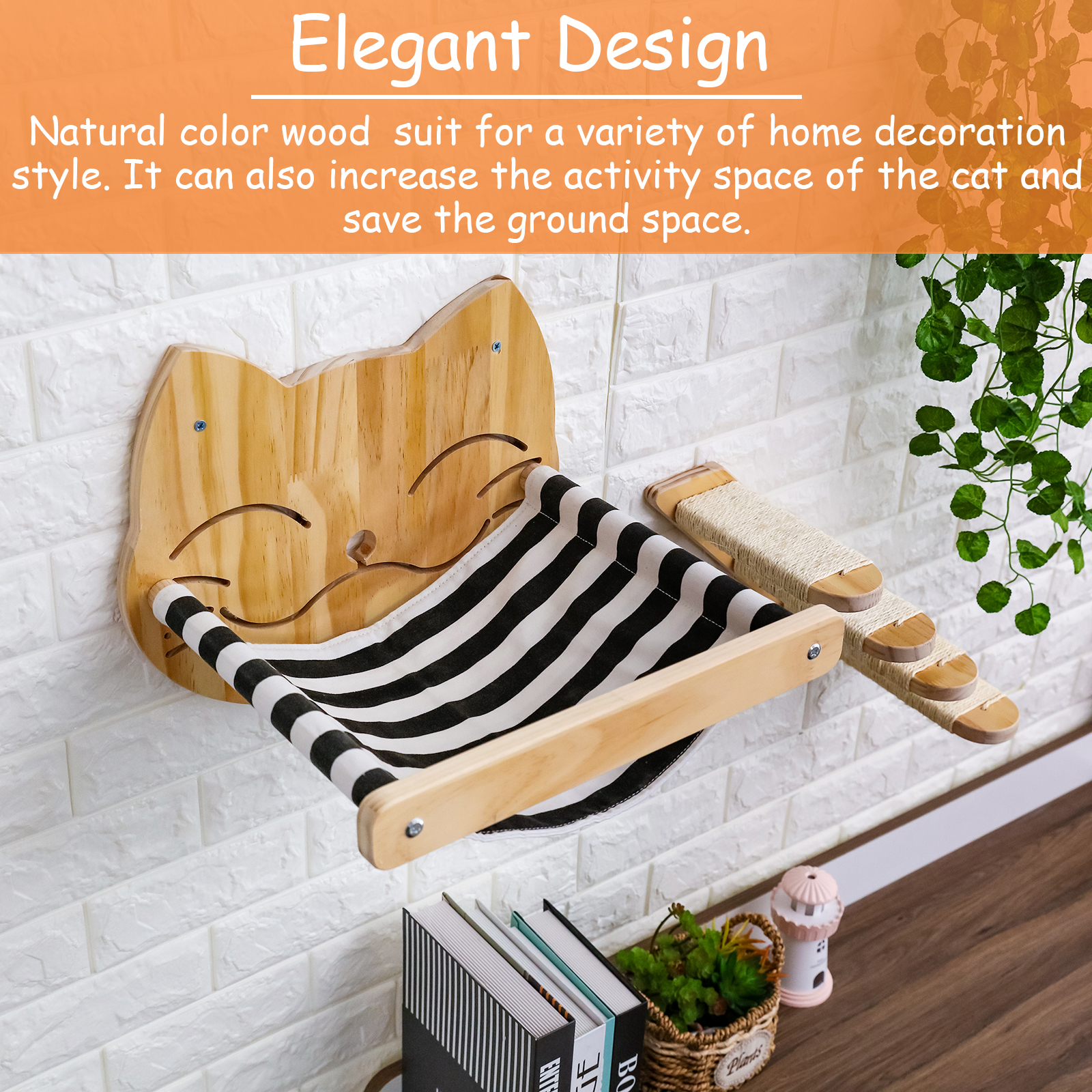 Wall Mount Cat Hammock Shelf Cat Furniture