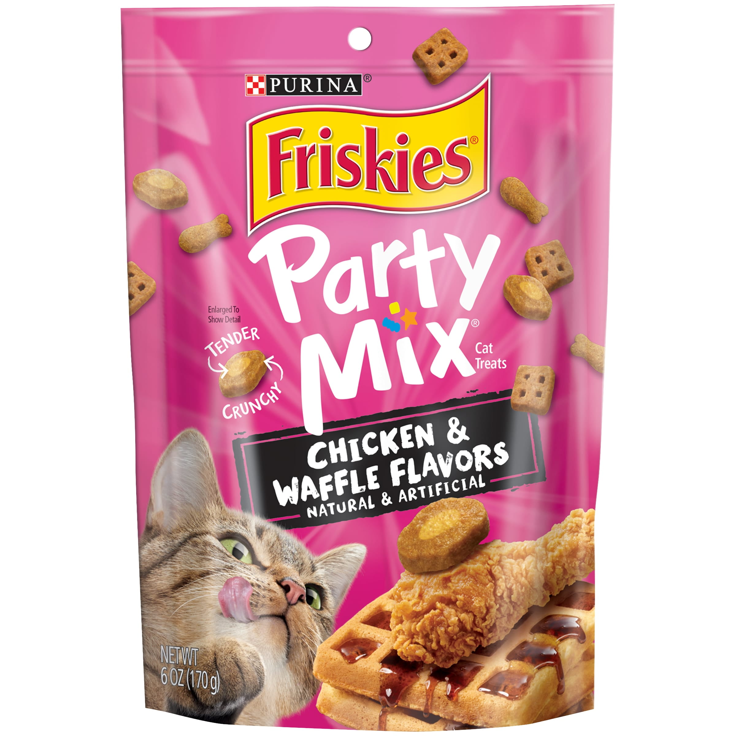 Chicken & Waffle flavored cat treats - 6 oz